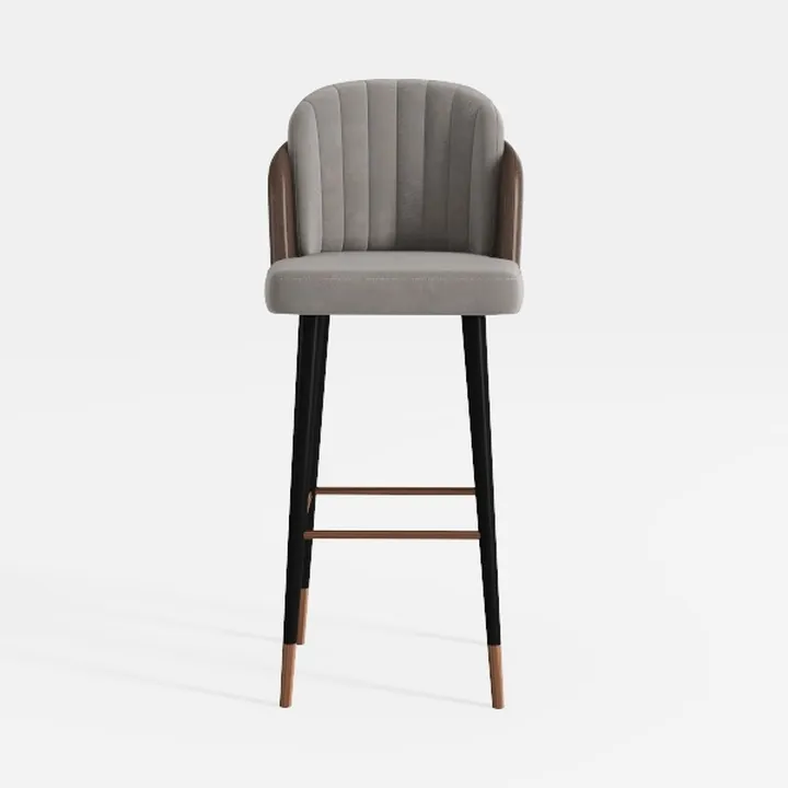 65cm Swivel Bar Stools Set of 2, PU Leather Kitche