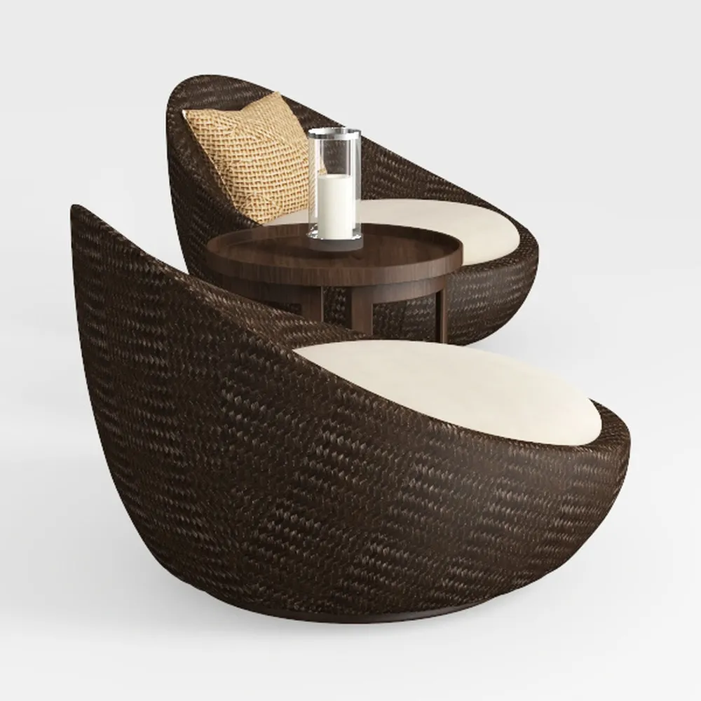 SUNSITT Outdoor Patio Furniture Set 13-Piece Round