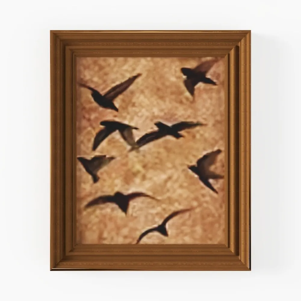 VIYYIEA Vintage Gold Framed Wall Art for Living