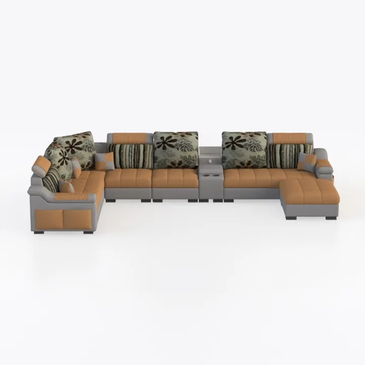 Cavadore Mistrel corner - Molle d'onda, 273 x 77 x 173 cm, colore: Talpa