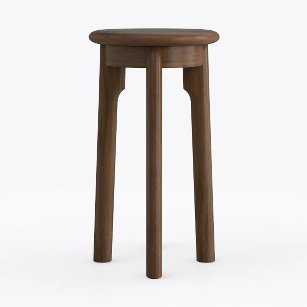 Kate and Laurel Kenzo Modern Wooden Round Side