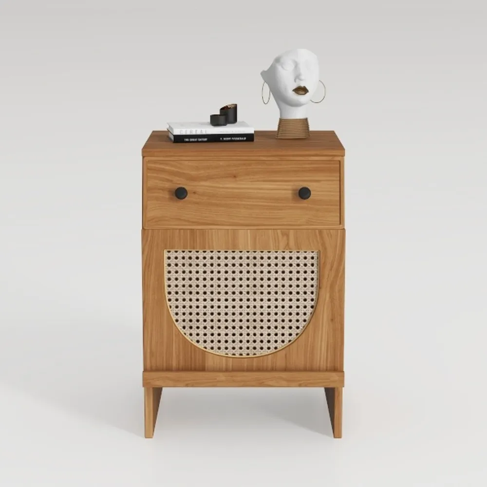 STHOUYN Nightstand Set with Drawers, Boho BedSide