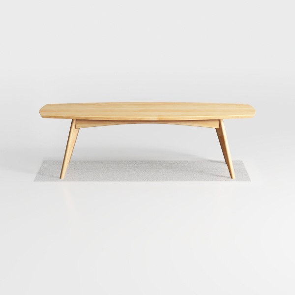CraftThink Modern Wood Writing Desk, H-Shape Offic