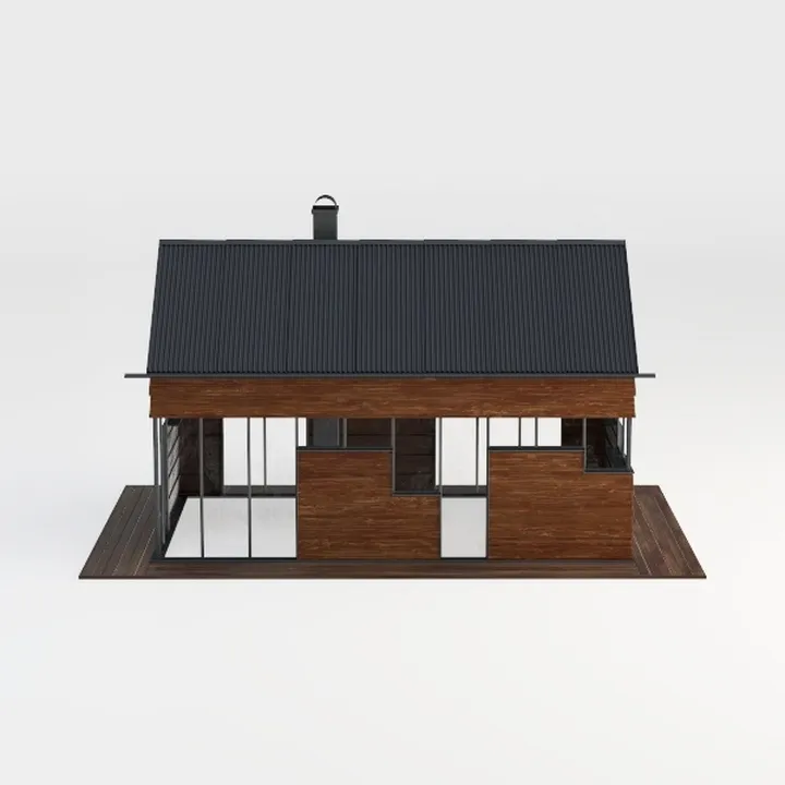 modern wooden house-Castles & Cabins