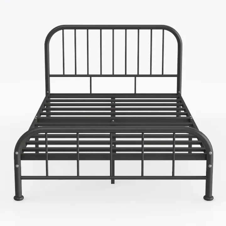YALAXON Vintage Sturdy Queen Size Metal Bed Frame 