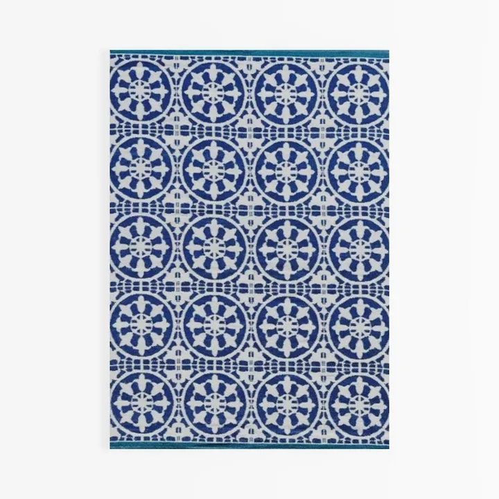 Moynesa Ultra-Thin Washable Area Rug - 3x5 Blue
