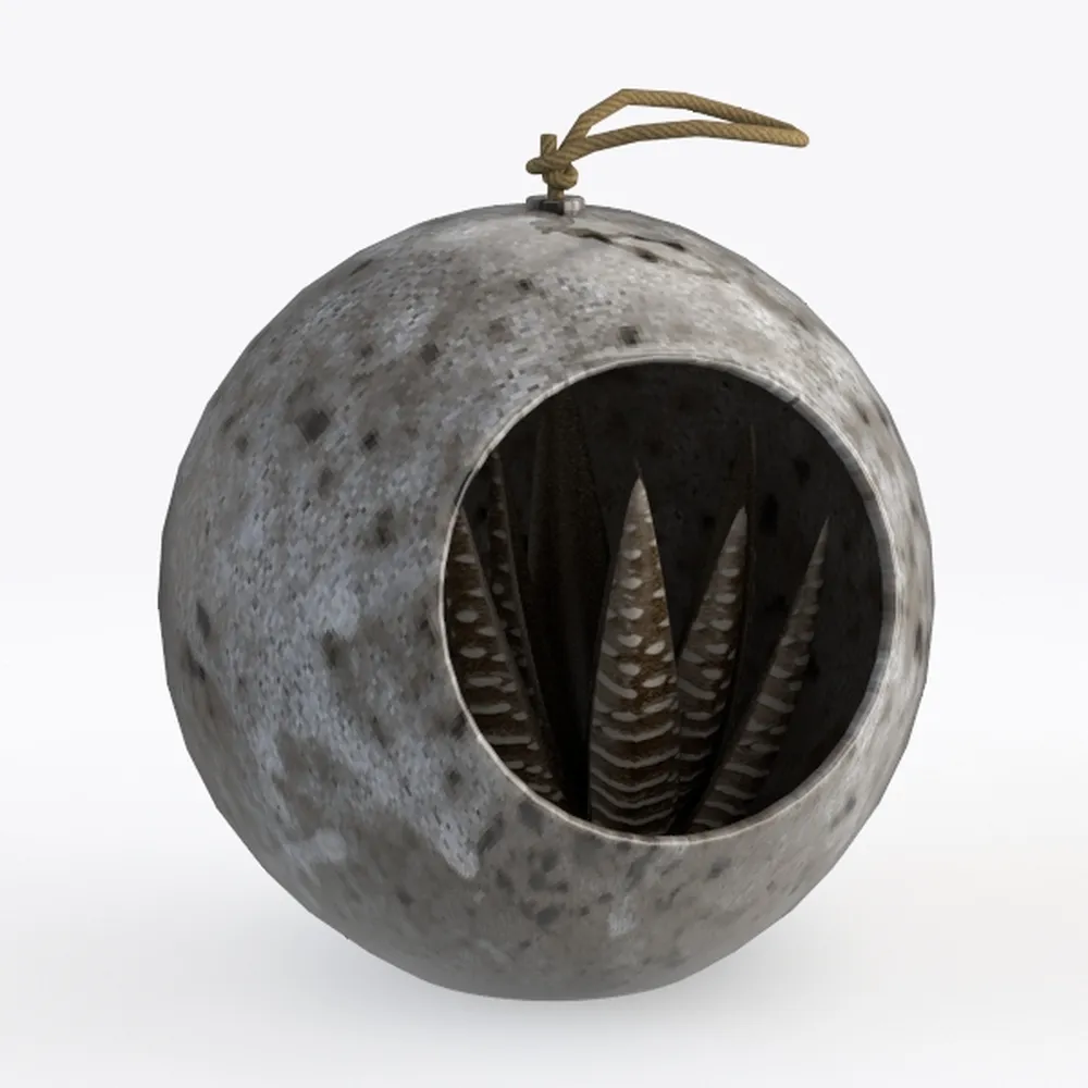 LuxenHome Rustic Ceramic Vase,11'' Gray and White