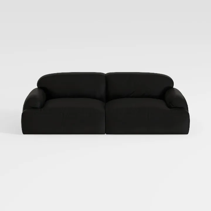 82" Modern Compressed Boneless Love Seat Couches