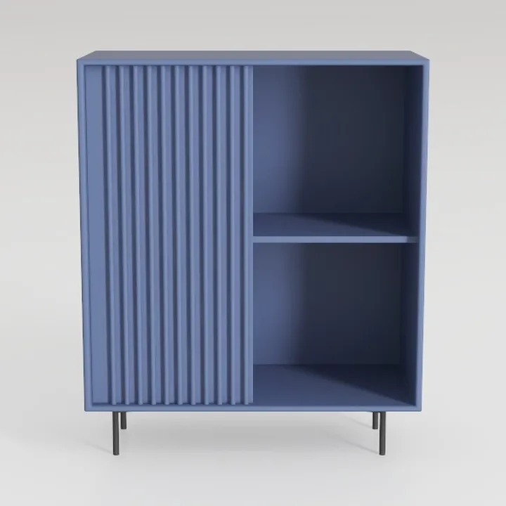 Fluted Sideboard, Buffet Cabinet with Storage