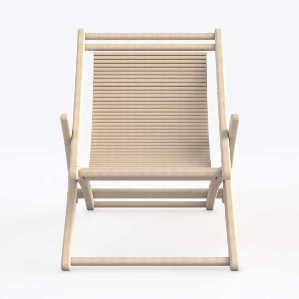 HIOD Folding Chair Outdoor Solid Wood Recliner Bed