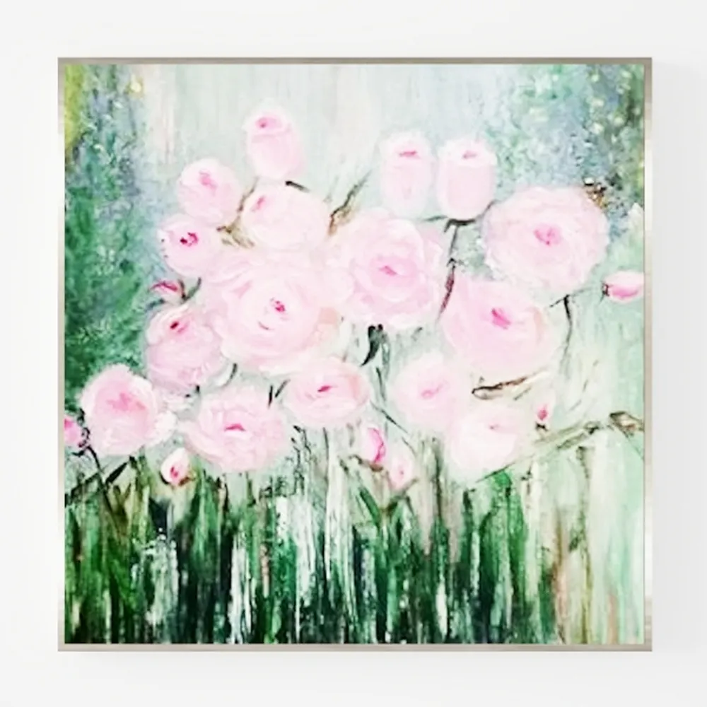 CCWACPP Pink Peony Canvas Wall Art Floral Pictures