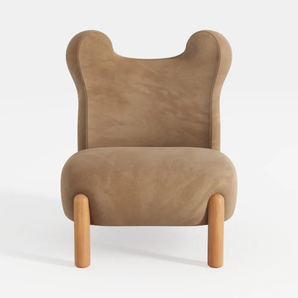 Mr. Kate Primrose Upholstered Accent Chair, Brown 