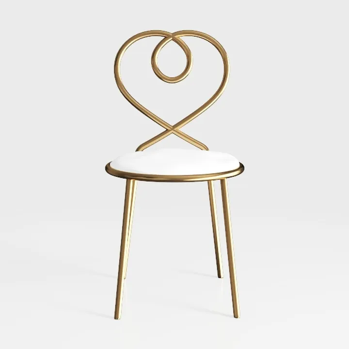 Vanity Chair for Makeup,Modern Velvet Butterfly