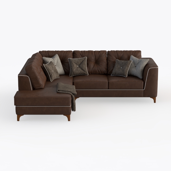 97" Oversized Sectional Couch, L Shaped Couch with