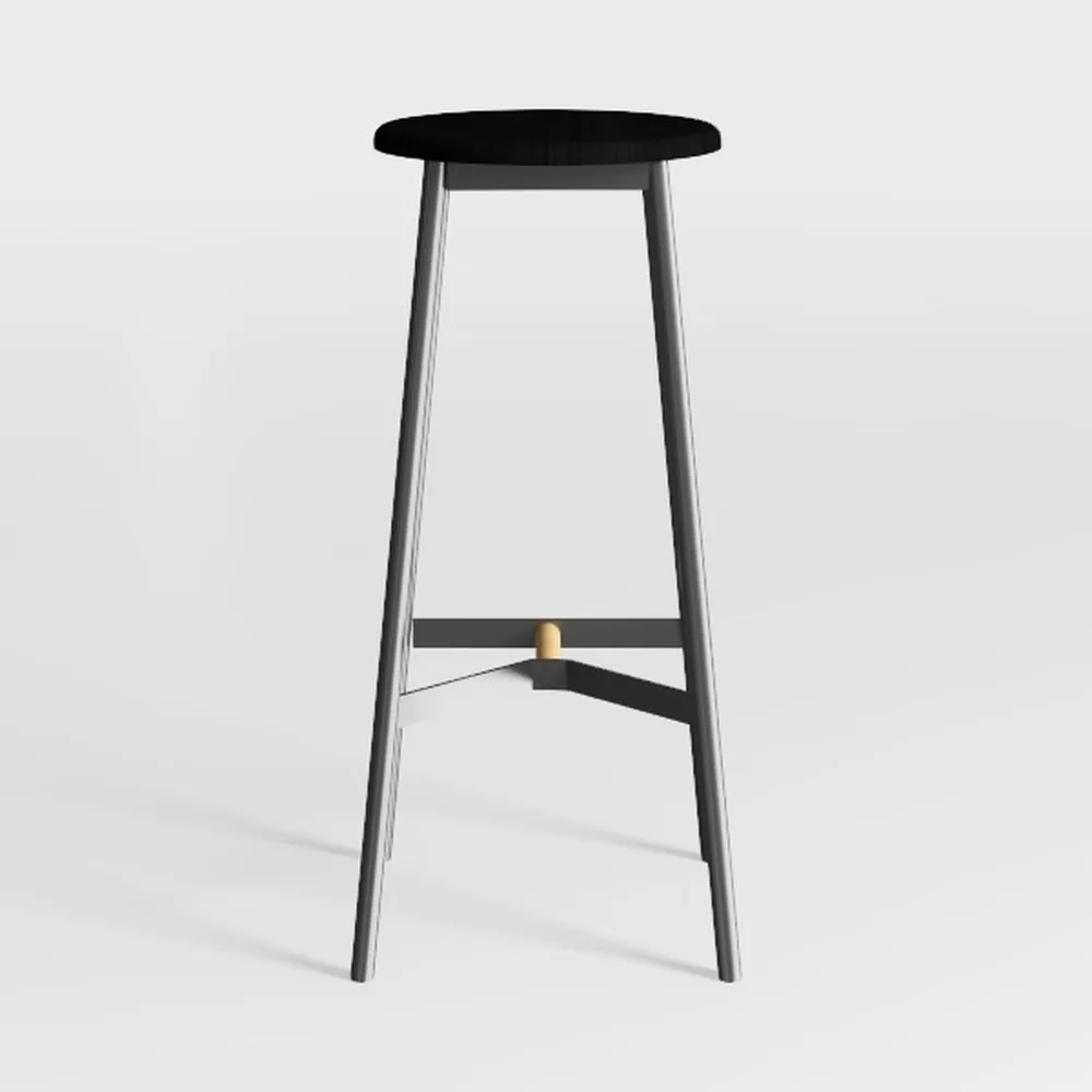 Flint Series Commercial Grade 30 in. Metal Black R