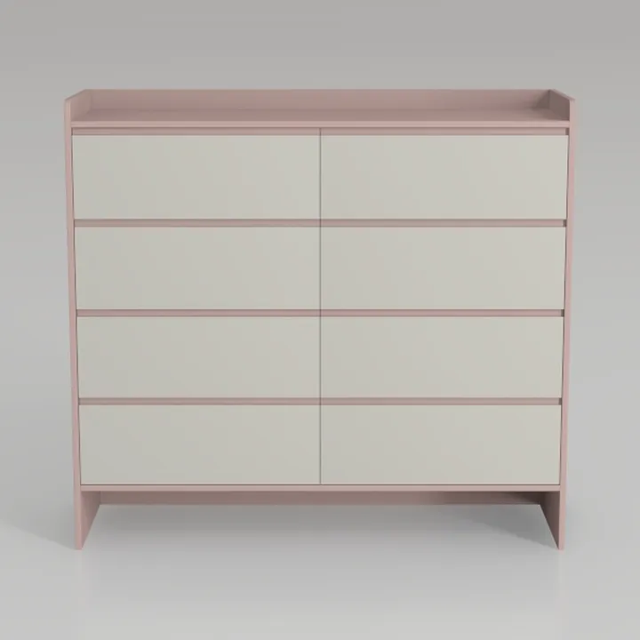 EnHomee White Tall Dressers for Bedroom with LED