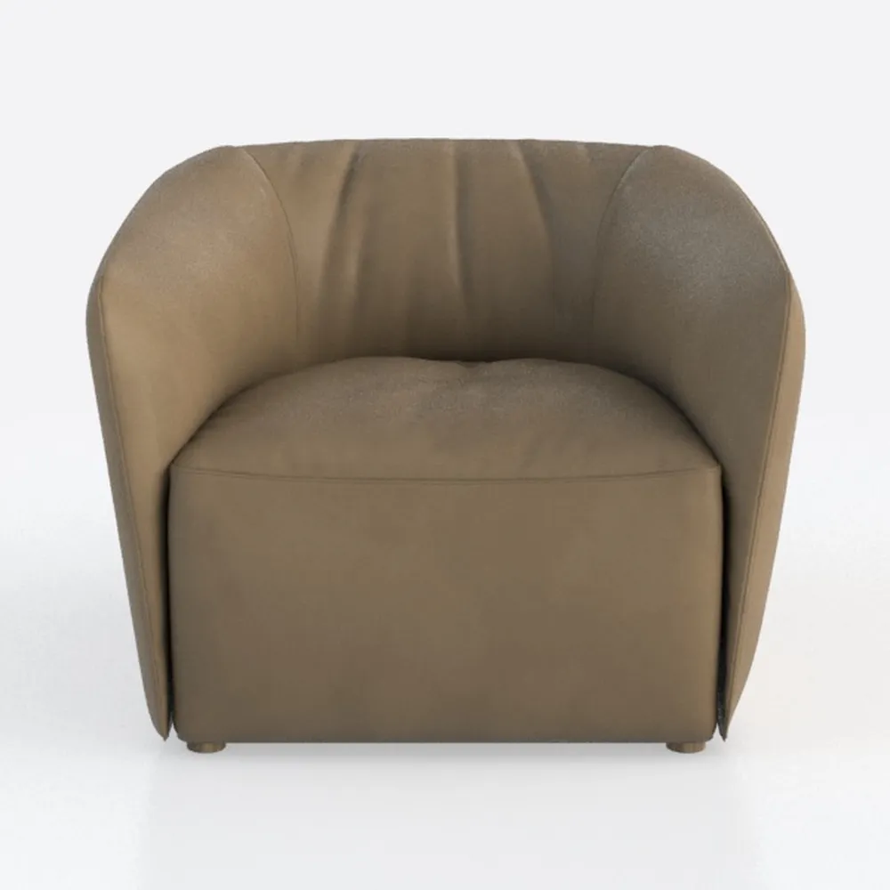 HomePop Home Décor Upholstered 360° Barrel Back Sw