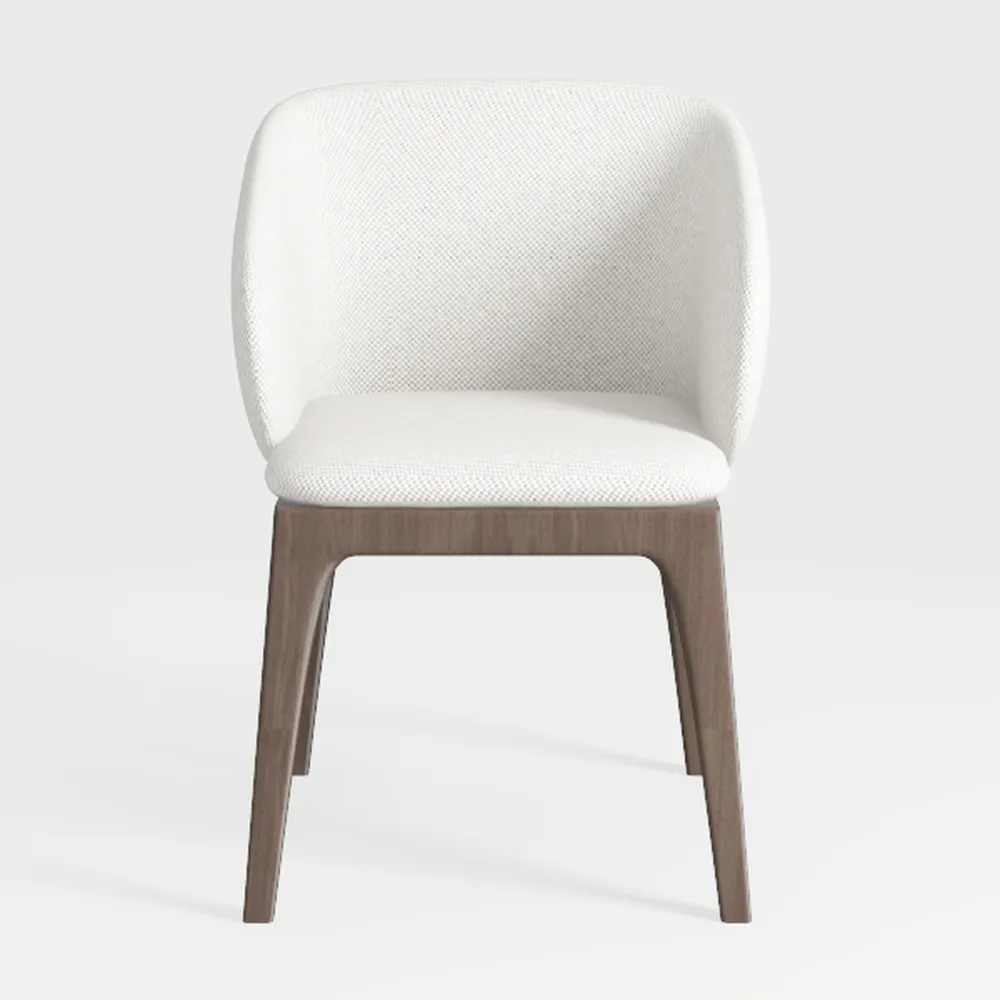 CHITA Mid-Century Modern Dining Chair, Upholstered