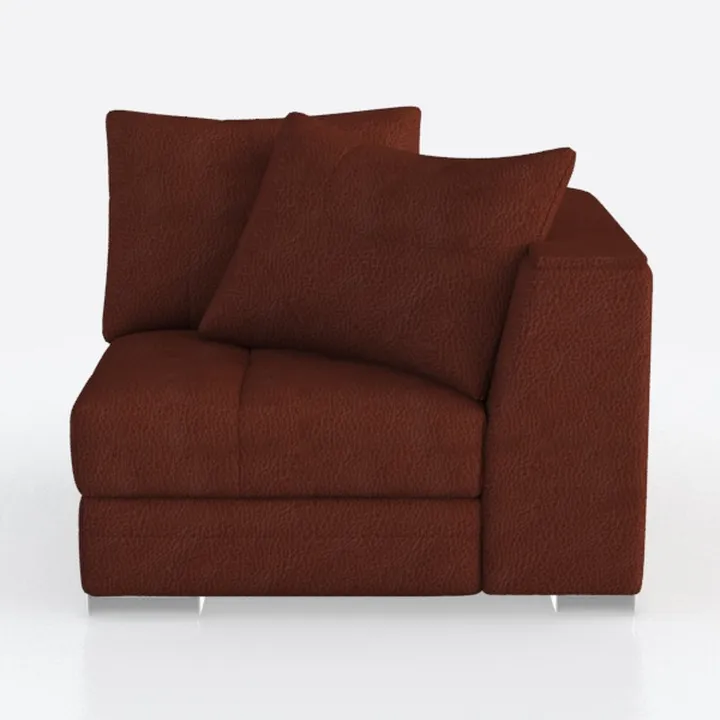 Furnemart Modern L Shape Sectional Sofa with Chais