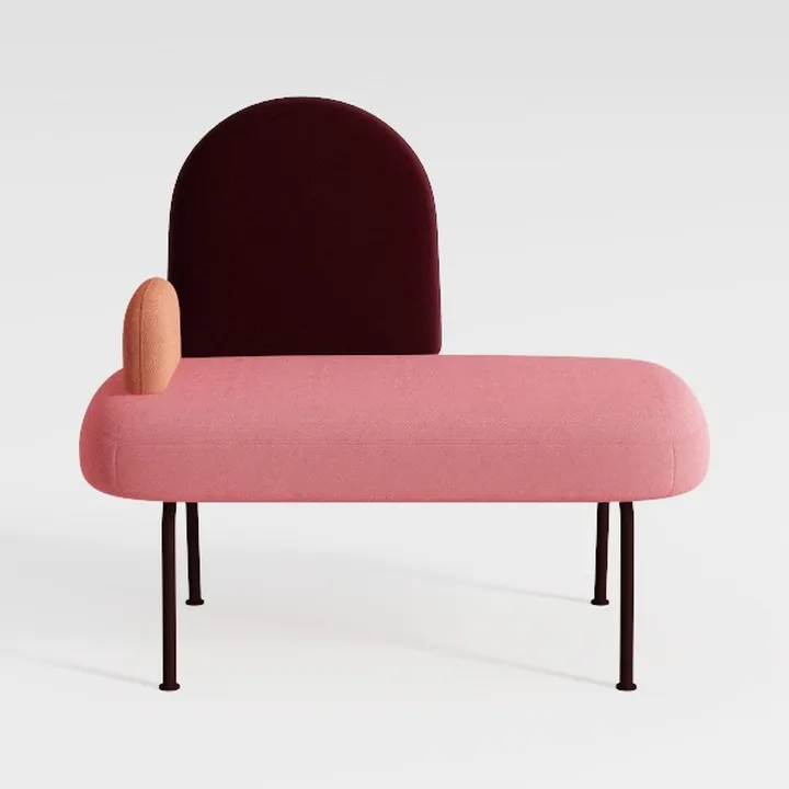 Modern Curved Sectional Sofa Set – High-Density