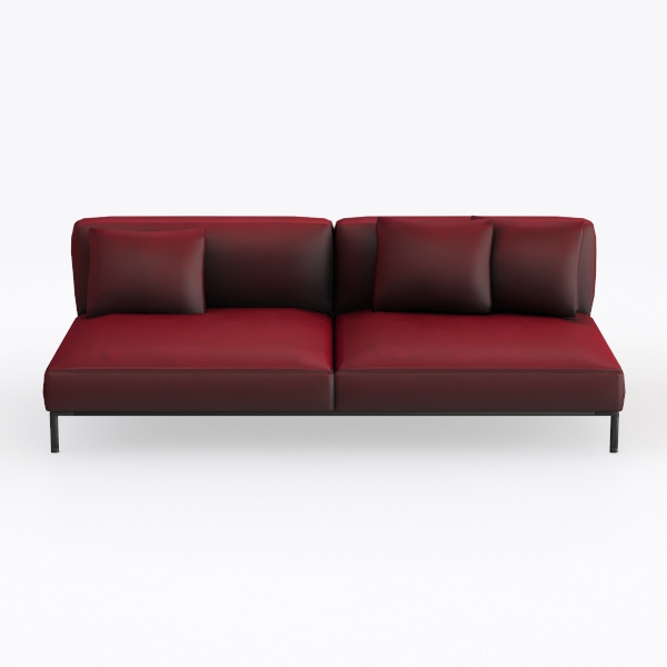 Foldable Three Person Fabric Sofa Bed, high Reboun