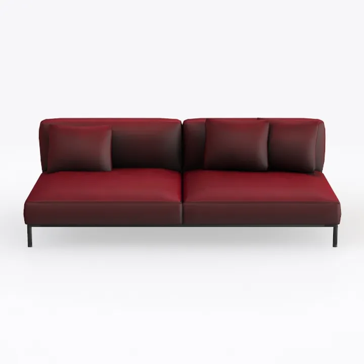 Foldable Three Person Fabric Sofa Bed, high Reboun