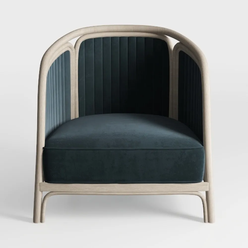 Merax Club Accent Chair with Backrest, Arm Reading