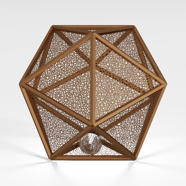 table lamp-Chocolate