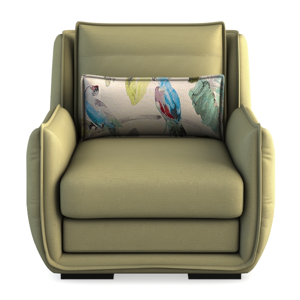 DHAEY Solid Wood Single Accent Chair, Comfy