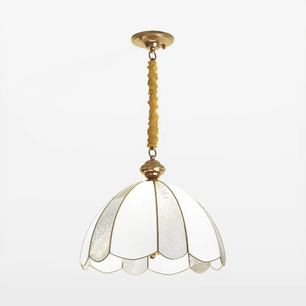 LIGHTLAND 8 Inch Vintage Crystal Chandelier, 