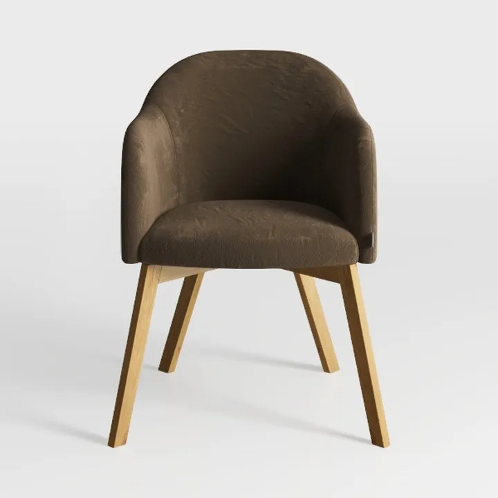 CHERS Mid-Century Modern Accent Chair, Upholstered