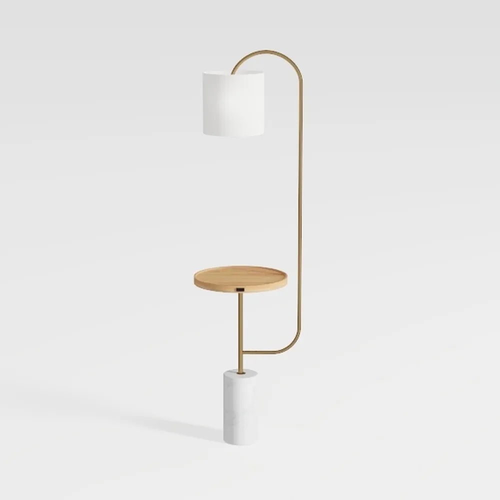 DLLT Floor Lamp Tall for Room: Black Standing Lamp