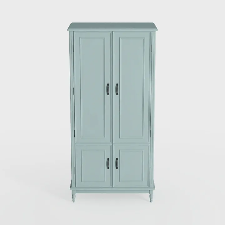 Bathroom Floor Storage Cabinet,Metal Freestanding 