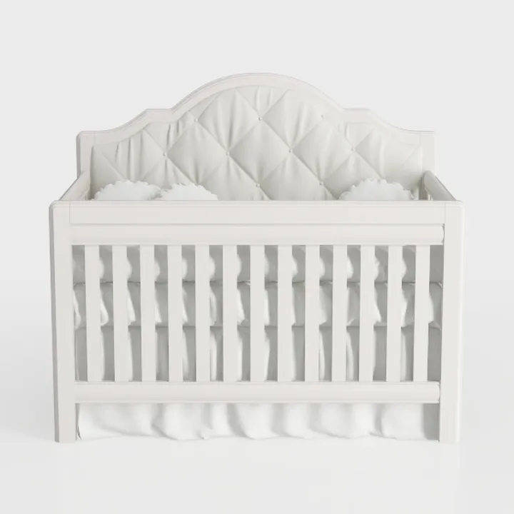 Tuscany White 4 in-1-Convertible Crib