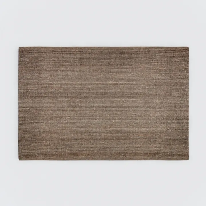 Minimalist Natural Brown Woven Area Rug 3D Model