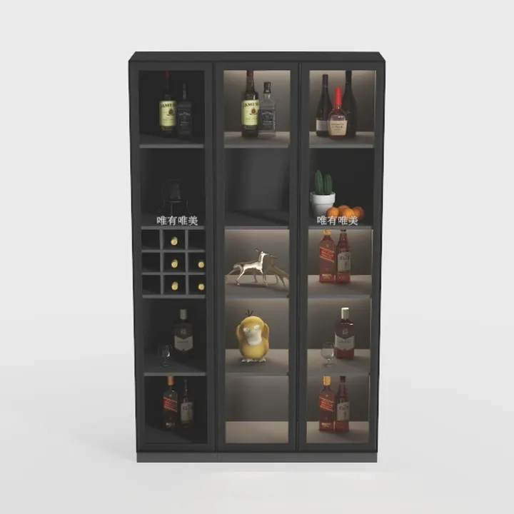 71" H Metal Storage Cabinet with Wheels and