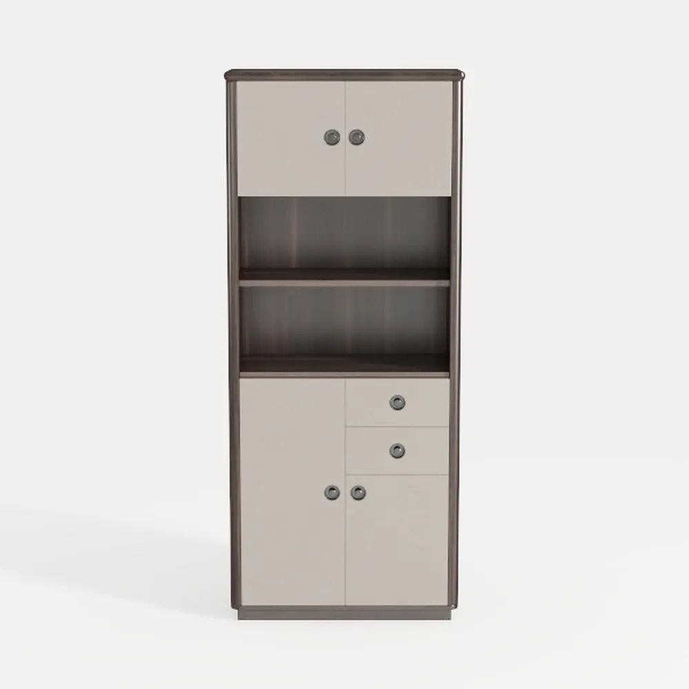 Shoe Cabinet Storage with Doors & Coat Rack
