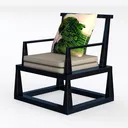 Skypatio 3 Pieces Folding Adirondack Chairs Set Left 45 Degree View