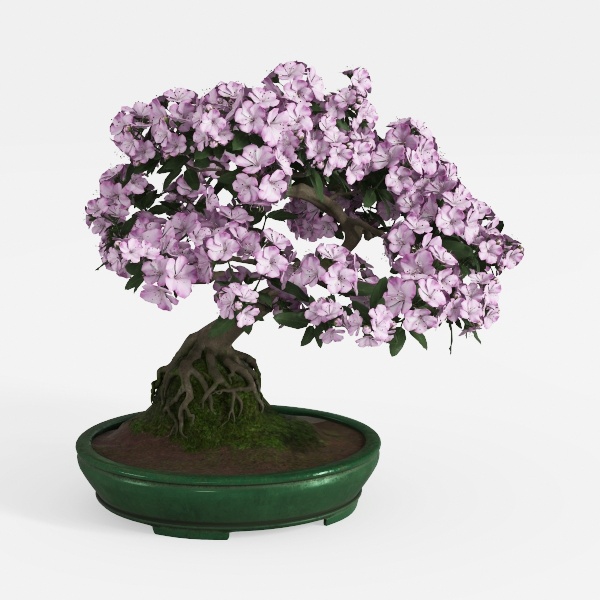 Briful Artificial Bougainvillea Bonsai Tree 18.5