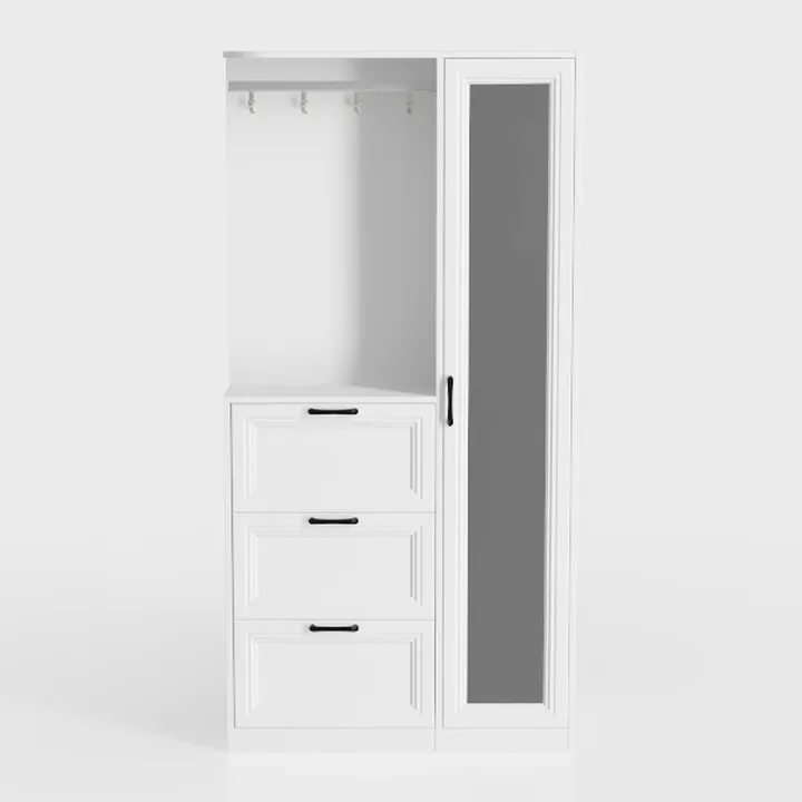 Bathroom Storage Cabinet, 5-Shelf Farmhouse