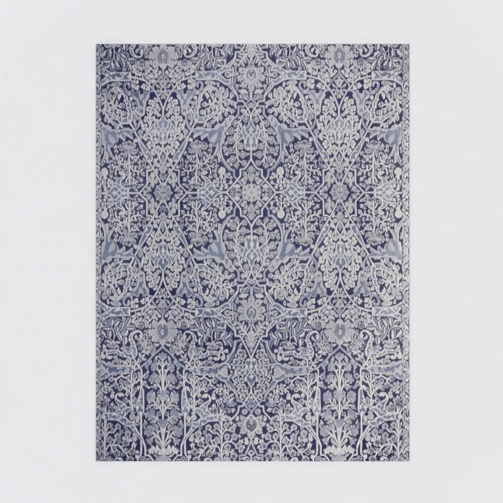 Moynesa Ultra-Thin Washable Area Rug - 3x5 Blue