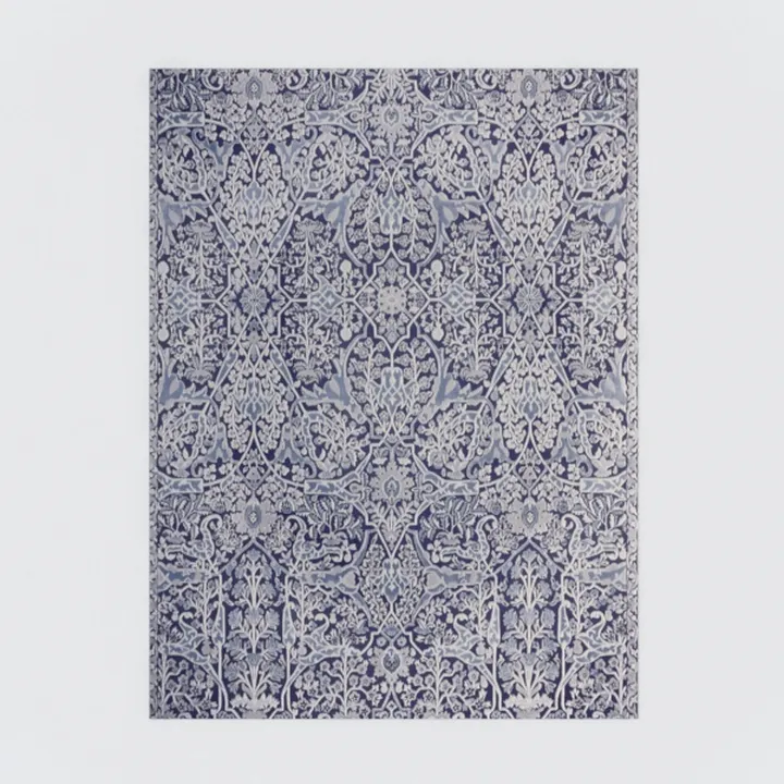 Moynesa Ultra-Thin Washable Area Rug - 3x5 Blue