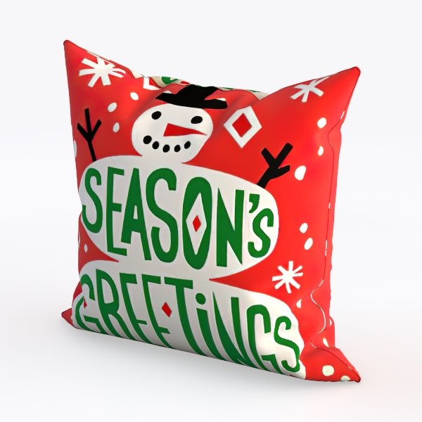 Pink Peony Blossom Outdoor Waterproof Pillow