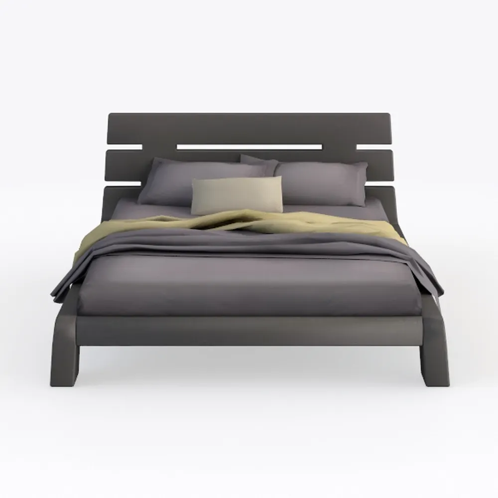 Acme Valda Upholstered Fabric Queen Platform Bed i