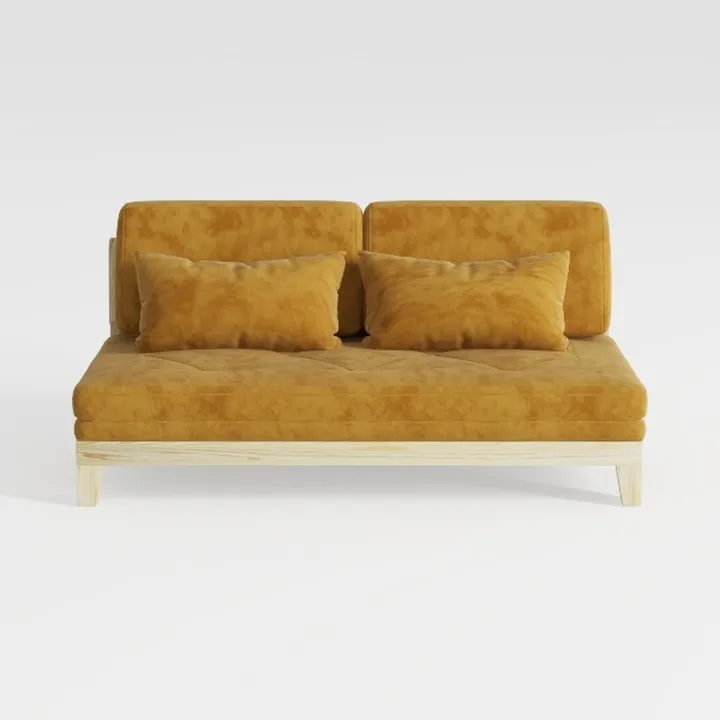 mopio 76.8" Futon Sofa Bed, Small Couch, Sleeper