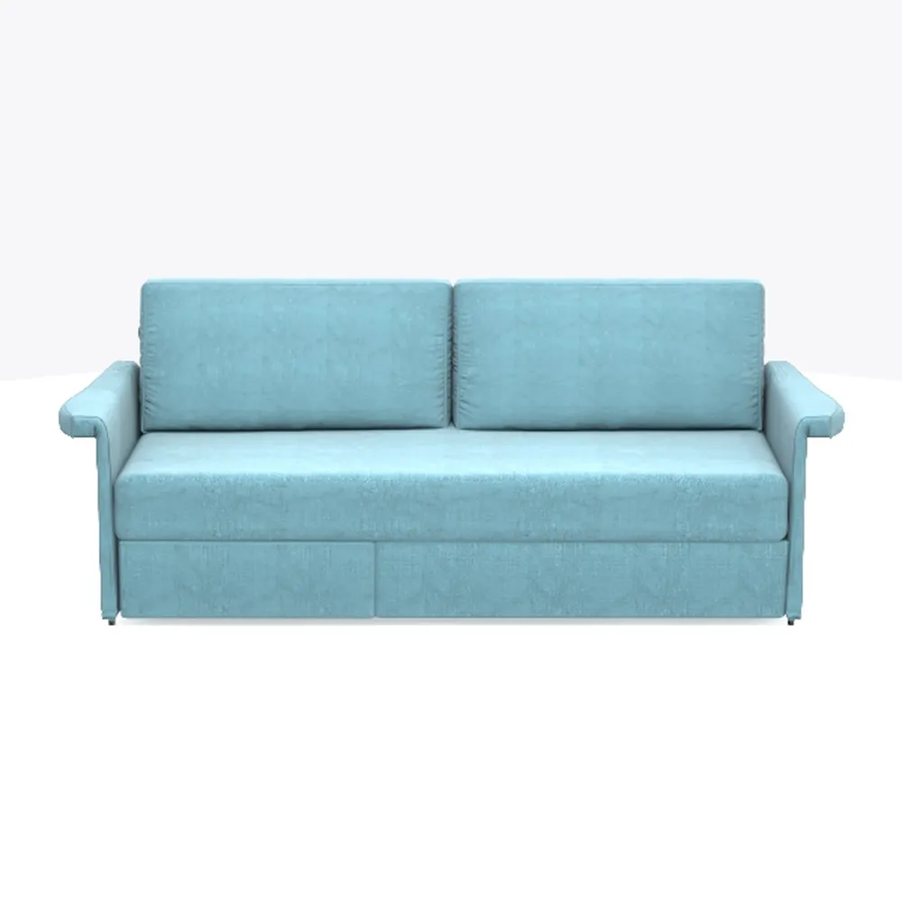 QIUBABYO Foldable Sofa Mattress with Armrest-Conve