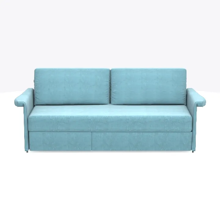QIUBABYO Foldable Sofa Mattress with Armrest-Conve