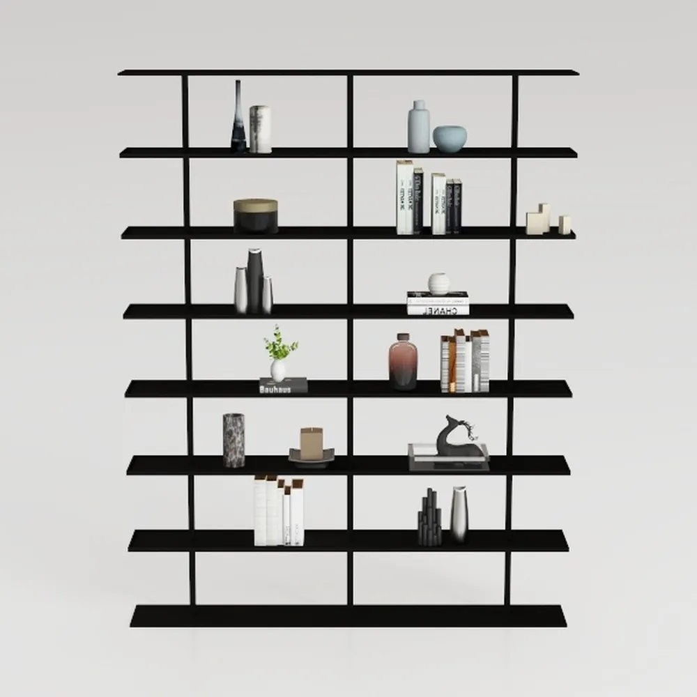 CAPHAUS 6-Tier Book Shelf, 86" H Vintage