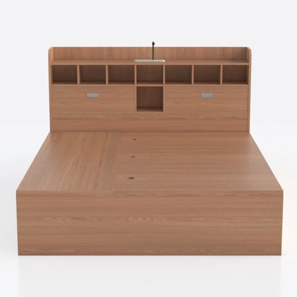 Baxton Studio Regina Modern Rustic Ash Walnut Brow