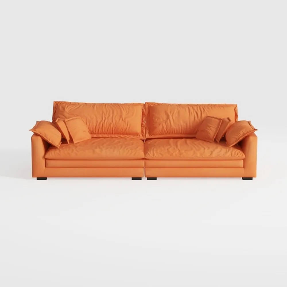 MAXYOYO Convertible Sofa Bed, Pull Out Loveseat 